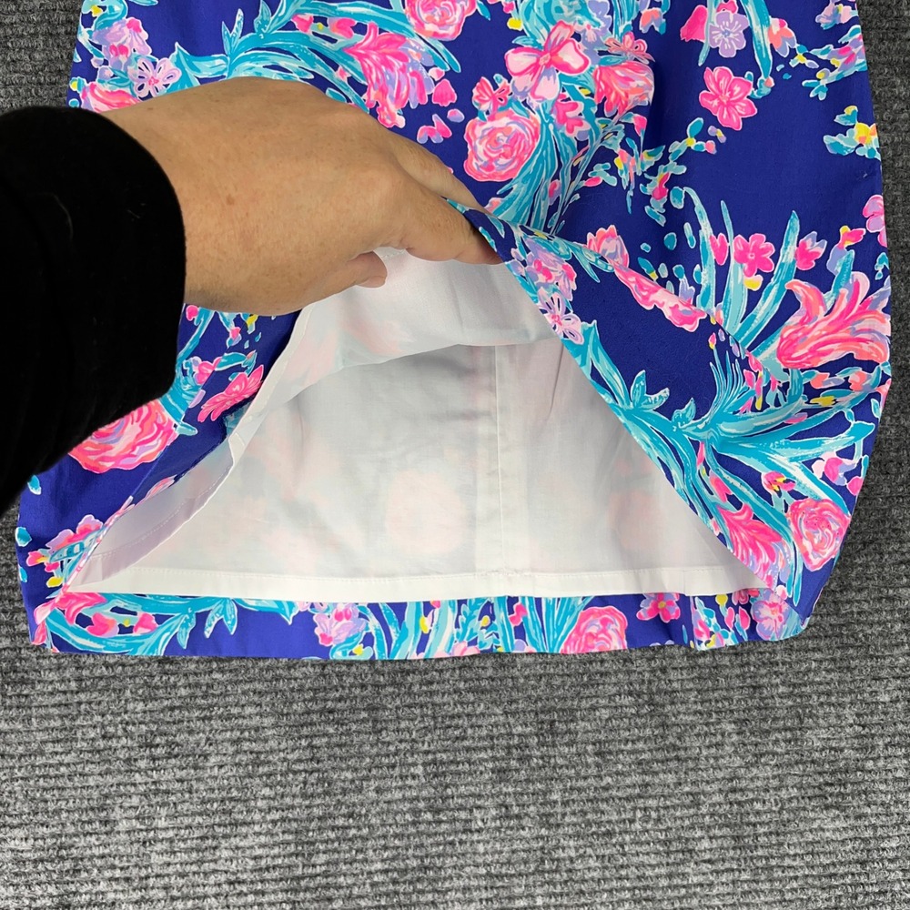 Lilly Pulitzer Womens 8 Izzie‎ Skirt Patterned Summer Resort Casual Modern Piece - Picture 4 of 10